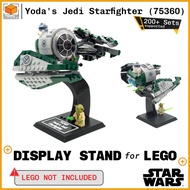Display Stand for Lego Star Wars Yoda's Jedi Starfighter (75360)