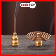 Apaja Incense Holder Pumpkin Bottle Gourd Holder Zinc Alloy - XXG-A1