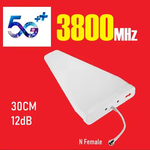HWATEL Top Brand 30 CM 600 3800 MHZ 16 8 elements 12dB LOG LDPA 5G 4G Outdoor Directional Antenna fo