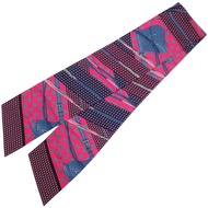 愛馬仕 Maxi Twilly Clic Clac a Pois Click Clack Dot 092676S 06 絲巾，玫瑰紫色，0290，成色極佳 [二手] 愛馬仕