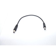 DC cable with two male ends 5521/ DC jack 5521 extension cord with two male ends (0.25m/0.5m/1m)