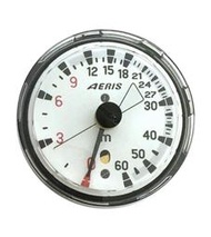 Aeris METRIC 潛水深度表 坎入式 三用錶橡膠殼內