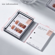 High end transparent nail art box, nail storage box, packaging box, nail wearing box, manual nail we