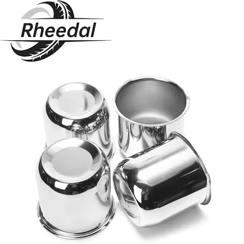 Rheedal 2/4PCS 80mm/3.15" Hub 78mm/3.07" H Push Thru Wheel Center Caps Sport Cover Universal for Tru