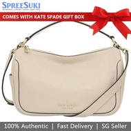 Kate Spade Handbag In Gift Box Crossbody Smoosh Light Sand Beige Nude # K6047
