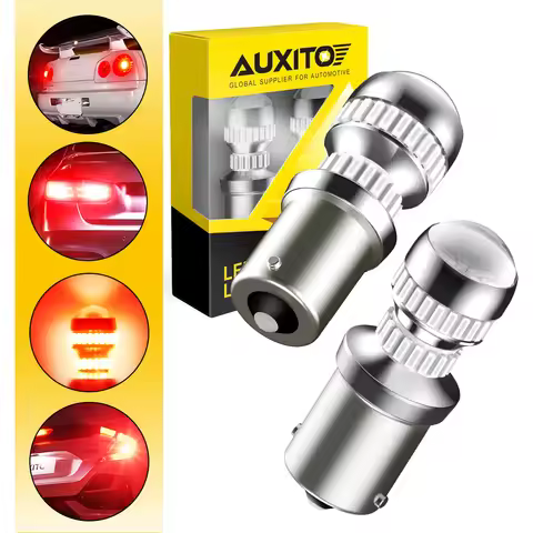 AUXITO 2x 1156 LED Bulb BA15S P21W LED Canbus DRL Daytime Running Reverse Light Red White For Volksw