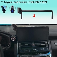 Car Phone Holder For Toyota Land Cruiser LC300 2022 2023 Screen Mobile Phone Support Car Mounts Wire