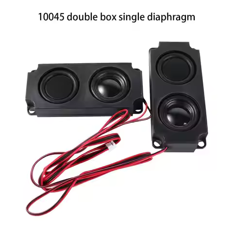 LED TV Speaker Square Speaker Double Diaphragm Bass Horn Speakers Stereo Woofer Advertising Machine 