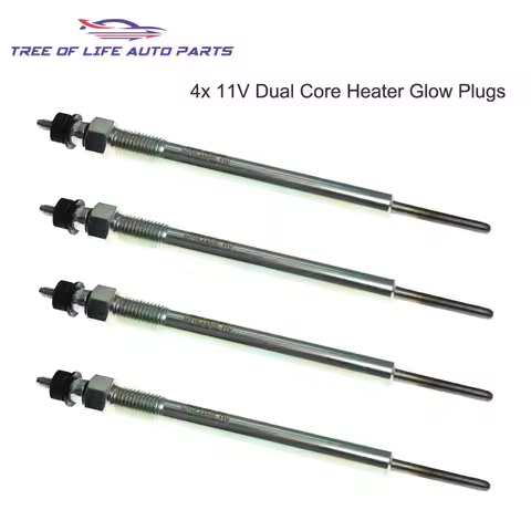 4x New Glow Plugs 11V For KIA Sorento I 2.5L CRDi D4CB 2003 2004 2005 2006 2007 2008 2009 36710-4A10