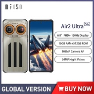 IIIF150 Air2 Ultra 5G Ultra-thin Rugged Smartphone Android 16GB+512GB 108MP Camera 64MP Night Vision