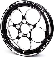 Wheel, Magnum 1 Piece, 17 x 4.5 in, 2.250 in Backspace, 5 x 4.50 in Bolt Pattern, Aluminum, Black An