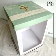 Tall Cake Box 25cm (height 35cm) Cake box/ Cake box/