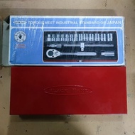 Black Hand C418S 6PT Box Socket Set