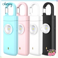 CHERRY Personal Alarm Safety Keychain, Portable 130dB Emergency LED Torch Keyring, ABS Panic Securit