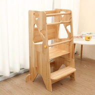 Montessori Toddler Tower Folding Kitchen Helper Tower for 1-10 Years Old Kids
