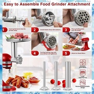 1 Set Metal Food Grinder Attachment For Stand Mixers Meat Grinder Attachment Included