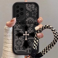 Trendy brand cross Casing for Samsung A52 Samsung A52S 5G Samsung A53 5G Samsung A54 5G Samsung A55 