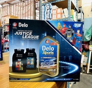 CALTEX น้ำมันเครื่องดีเซล สังเคราะห์แท้100% Delo Sport Advance 5W-30 (แถมกระเป๋า) สำหรับ คอมมอนเรล 6