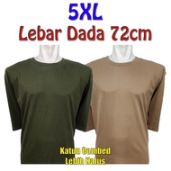 KATUN Jumbo Cotton Plain T-Shirts BIG Sizes 5XL, 6XL, 7XL, 8XL