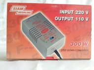 สั่งปุ๊บ ส่งปั๊บ สยามนีออน หม้อแปลงไฟ 220 V เป็น 110V 300W Step Down 300W