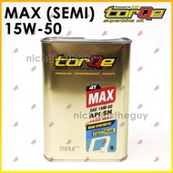 Hi-Rev Torqe Engine Oil MAX SAE 15W-50 Semi Synthetic API SN Minyak Hitam Ester Plus