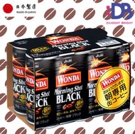 朝日 Asahi - Wonda Black 無糖黑咖啡 (185克 x 6) (平行進口)