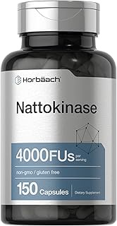 Nattokinase Supplement 4000 FU | 150 Capsules | Non-GMO, Gluten Free | Supports Cardiovascular and C
