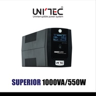 New! DIGITAL UPS 1000VA/550W SUPERIOR มีหน้าจอดิจิทัล เหมาะกับคอมออฟฟิศทั่วไป กล้องวงจรปิด ประกัน 2 