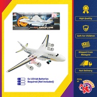 Aeroplane Boeing Airbus Radio 36cm Remote Control Battery Operated Plane RC Toys For Boys Permainan 
