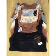 ZS23WS 3 Pcs Hanabra 701 Bra Without Wire Thin Foam BC Cup Premium Quality 4 Hooks