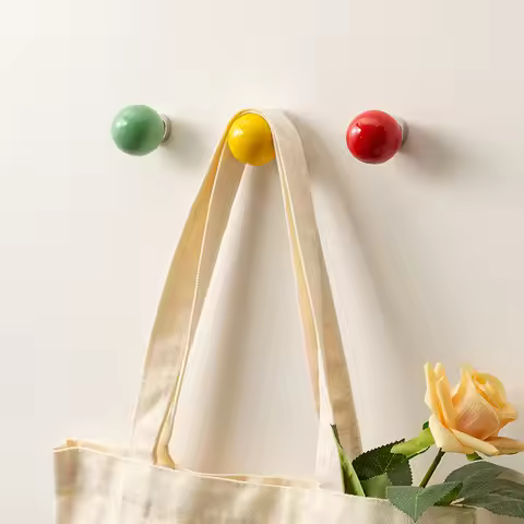 Creative Hook Adhesive Wall Hook Free Punching Door Without Trace Nail Hook for Wall Key Holder Rack