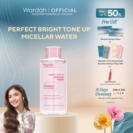 Wardah Perfect Bright Tone Up Micellar Water - Brightening Micelles, Extra Clean Makeup Remover, Por