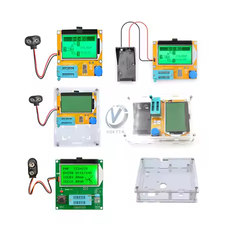 Mega328 LCR-T4 Digital Display Transistor Tester Diode Triode GM328A LCD Screen Capacitance Meter LC