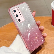 For Huawei P40 Pro Case Shockproof TPU Electroplated Glitter Phone Casing For Huawei P40 Pro Back Cover