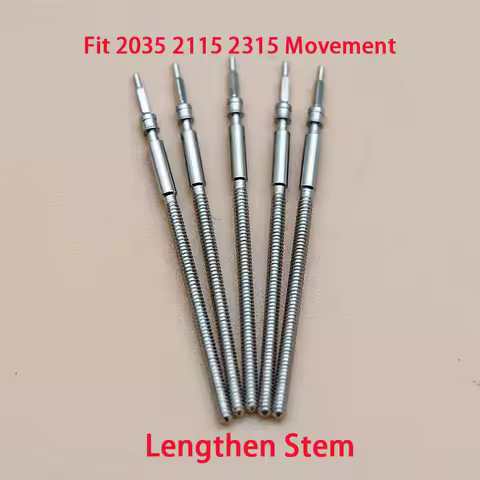 2/5Pcs Watch Steel Stem Crown Kit Japan 2115 2035 2315 Movement Watch Stem For Watch DIY Spare Parts