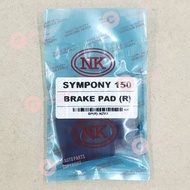 DISC BRAKE PAD (REAR) - SYM - SYMPHONY 150/ JET 14 125i/ 200i/ JET X 150 (NK)