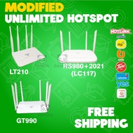 4G LTE CPE Modified Modem RS860 RS980+ A80 LC117 C300 MiFi H1 D6 A8+ Unlocked Sim Unlimited Hotspot