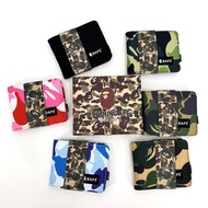Men's American Style Short Wallet Camouflage Bifold Purse for Couples Fashion Scratch Resistant Easy