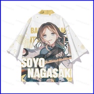 Comic BanG Dream Its MyGO Soyo-Nagasaki haori priest frock cardigan sweater kimono coat T-shirt