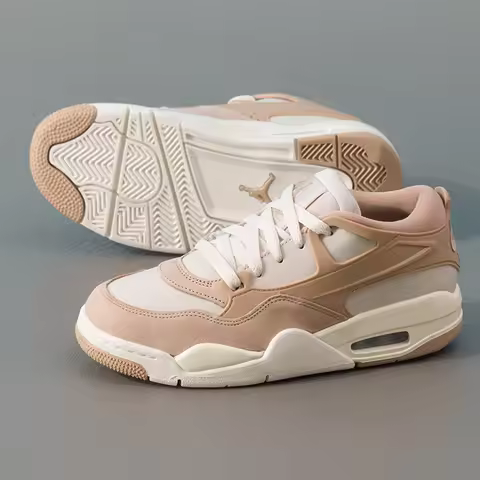 Nike Women's Shoes Air Jordan 4 Basketball Shoes Practical Training Shoes Cushioning Air-Cushion Spo