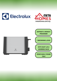 Electrolux 800 Watts 2 Slice Toaster With 7 Heat Levels E5TS1-50ST