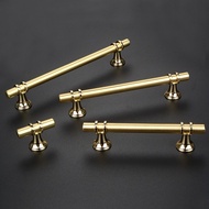 Solid Gold Kitchen With Screws Pullers Cupboard Wardrobe Closet Drawer Knobs Door Handles Furniture Hardware Cabinet Handles