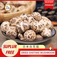 日本花菇/白花菇 Premium Dried Shiitake Mushroom 1.5-3CM 200g~300g一口菇/珍珠菇
