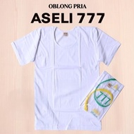 Men's White T-Shirt BrandPOLOS 777 with Package Type (6 Pcs) Oblong 777 | Men's Undershirts | Jumbo 