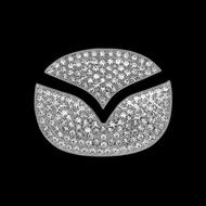FF866 Stiker Logo Diamond Untuk Dekorasi Stir Mobil