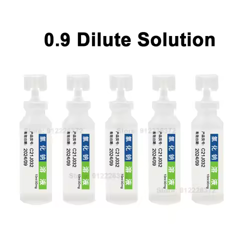 5/10pcs 10ml Sodium Chloride Physiological Saline for Tattoo 0.9 Topical Dilute Salt Water Cleaning 
