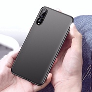 Case Samsung Galaxy A2 Core A9 A7 A8 A6 Plus J8 J6 J4 plus 2018 Ultra Slim Cover Matte Black Color Phone Case