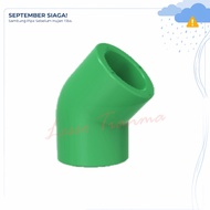LESSO - Elbow PPR 45 Degree DN 63MM (2 INCH) 45 degree pdr keni/ 45 degree knee/ 71440