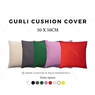 IKEA GURLI Cushion, Cushion cover, 50x50 cm, Cotton
