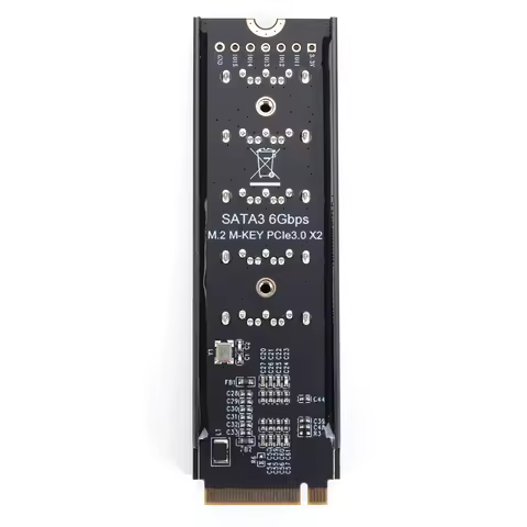 PCIe SATA Expansion Card 5 Port 6Gbps JMB585 Chipset Port Multiplier Aluminum Housing for PC
